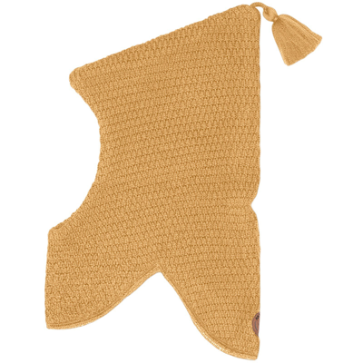 Mini A Ture Kids' Juel Knitted Wool Balaclava Taffy Yellow