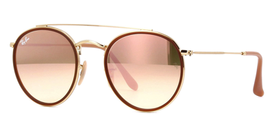 Ray Ban 3647n Round Sunglasses In Pink