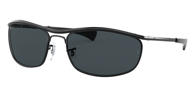 Ray Ban Unisex Sunglasses, Rb3119m 62 Olympian I Deluxe In Black-blue