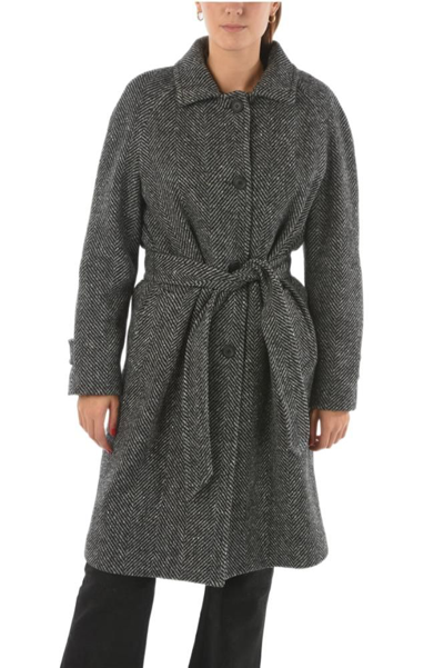 Alberta Ferretti Womens Grey Other Materials Coat