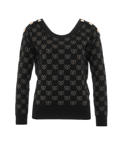 Blugirl Womens Black Other Materials Sweater