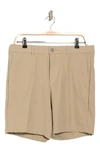 Original Penguin Golf Solid Flat Front Golf Shorts In Chinchilla