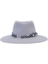 MAISON MICHEL 'pierre' floral band hat,1051004002