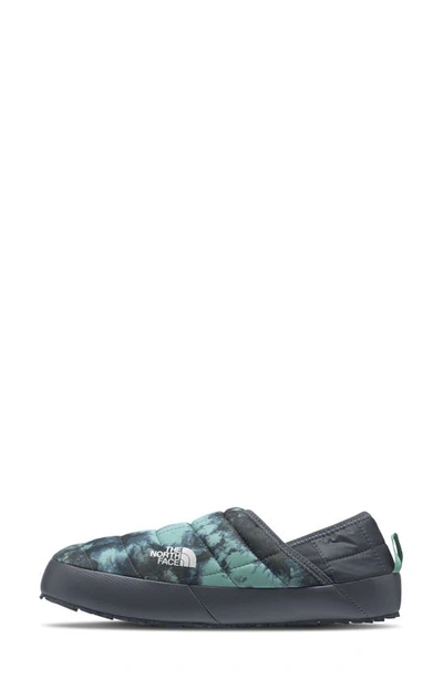 The North Face Thermoball™ Traction Water Resistant Slipper In Wsb Ice Dye Print/ Vnds Gry