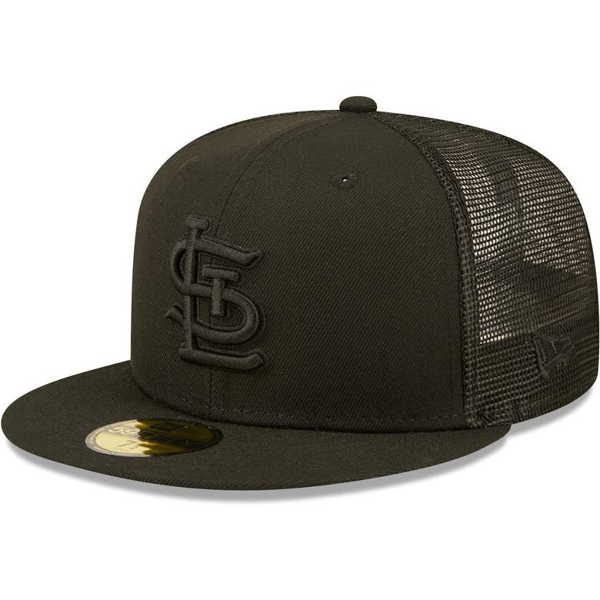 New Era St. Louis Cardinals 9FORTY Trucker Hat - 1950 Cooperstown Collection, Adjustable Snapback With Mesh Back