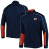 COLUMBIA COLUMBIA NAVY AUBURN TIGERS SHOTGUN 2.0 OMNI-WICK QUARTER-ZIP JACKET