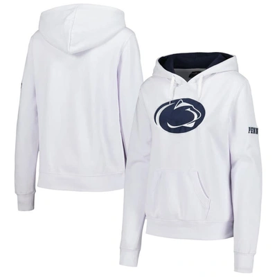 Stadium Athletic White Penn State Nittany Lions Team Big Logo Pullover Hoodie