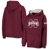 STADIUM ATHLETIC YOUTH MAROON MISSISSIPPI STATE BULLDOGS BIG LOGO PULLOVER HOODIE