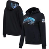 Pro Standard Black Carolina Panthers Local Patch Pullover Hoodie In Black