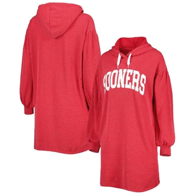 GAMEDAY COUTURE GAMEDAY COUTURE CRIMSON OKLAHOMA SOONERS GAME WINNER VINTAGE WASH TRI-BLEND DRESS