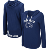 Colosseum Navy Penn State Nittany Lions My Lover Long Sleeve Hoodie T-shirt In Navy