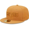 NEW ERA NEW ERA BROWN CLEVELAND BROWNS TEAM COLOR PACK 59FIFTY FITTED HAT
