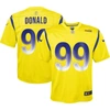 NIKE YOUTH NIKE AARON DONALD GOLD LOS ANGELES RAMS INVERTED GAME JERSEY