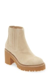 Jeffrey Campbell Tuckee Lug Sole Bootie In Beige