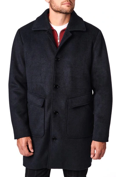 Bernardo Water Resistant Longline Coat In Charcoal