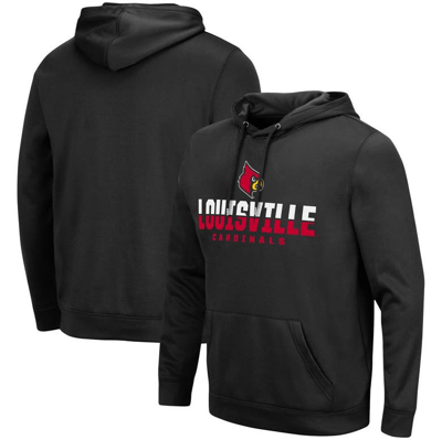Colosseum Men's Black Ball State Cardinals Lantern Pullover Hoodie