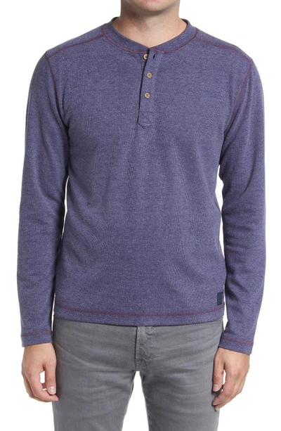 Ribbed Henley Half Sleeve (Charcoal)