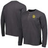 DUNBROOKE DUNBROOKE SAN DIEGO PADRES GRAY MAVERICK LONG SLEEVE T-SHIRT