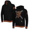 Pro Standard Black San Francisco Giants Mash Up Logo Pullover Hoodie In Black