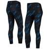Concepts Sport Black Carolina Panthers Breakthrough Allover Print Leggings In Black