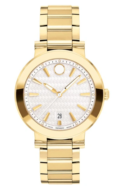 Movado Vizio Bracelet Watch, 32mm In Gold