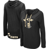 Colosseum Black Ucf Knights My Lover Lightweight Hooded Long Sleeve T-shirt In Black