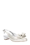 J. Reneé Tanay Slingback Pump In Silver