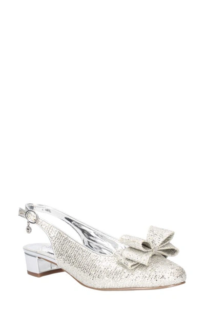 J. Reneé Tanay Slingback Pump In Silver