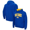 COLOSSEUM COLOSSEUM ROYAL PITT PANTHERS ARCH & LOGO 3.0 PULLOVER HOODIE