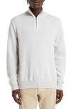 AGNONA CASHMERE QUARTER ZIP SWEATER