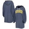 Gameday Couture Navy West Virginia Mountaineers Game Winner Vintage Wash Tri-blend Dress In Navy