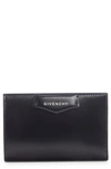 Givenchy Antigona Leather Bifold Wallet In Black