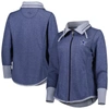 TOMMY BAHAMA TOMMY BAHAMA HEATHERED NAVY DALLAS COWBOYS SPORT SUN FADE FULL-ZIP SWEATSHIRT