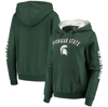 COLOSSEUM COLOSSEUM GREEN MICHIGAN STATE SPARTANS LOUD AND PROUD PULLOVER HOODIE