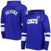 TOMMY HILFIGER TOMMY HILFIGER ROYAL/WHITE INDIANAPOLIS COLTS ALEX LONG SLEEVE HOODIE T-SHIRT