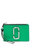 Marc Jacobs Snapshot Leather Id Wallet In Fern Green Multi