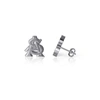 Dayna Designs Arizona State Sun Devils Team Logo Silver Post Earrings In Silver