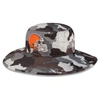 New Era Camo Cleveland Browns 2022 Nfl Training Camp Official Panama Bucket Hat In Camo