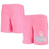 OUTERSTUFF YOUTH PINK OKLAHOMA SOONERS SUPER FRESH NEON DAZE SHORTS