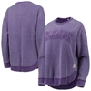 Pressbox Purple Clemson Tigers Ponchoville Pullover Sweatshirt In Purple