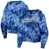 Mitchell & Ness Women's  Navy New England Patriots Galaxy Full-zip Windbreaker Hoodie Jacket In Royal