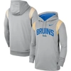 NIKE NIKE GRAY UCLA BRUINS 2022 GAME DAY SIDELINE PERFORMANCE PULLOVER HOODIE
