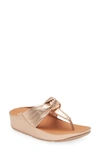 FITFLOP TWISS II KNOT WEDGE SANDAL