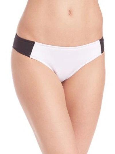 Stella Mccartney Classic Bikini Bottom In Black Stone