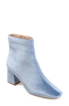 Journee Collection Hazara Block Heel Bootie In Blue