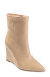 Journee Collection Glorria Tru Comfort Foam Bootie In Tan