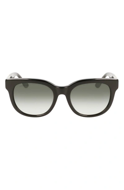Lacoste 52mm Oval Sunglasses In Black