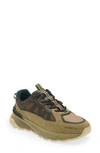 Moncler Lite Runner Low-top Sneakers In Olive