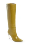 Jeffrey Campbell Arsen Knee High Stiletto Boot In Olive