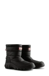 Hunter Men's Intrepid Insulated Short Snow Boots In Black